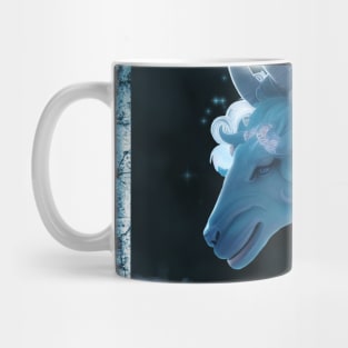 Impressive fantasy animal in the moonlight Mug